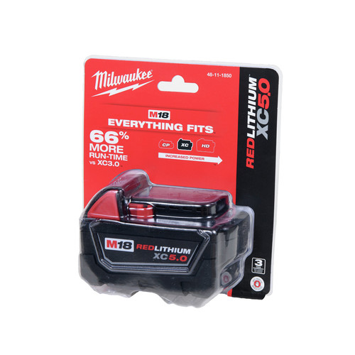 Milwaukee 48 11 1850 M18 Redlithium Xc 5 Ah Lithium Ion Extended Capacity Battery Tyler Tool