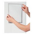 Durable 400023 DURAFRAME SUN 8.5 in. x 11 in. Sign Holder - Silver (2-Piece/Pack) image number 5