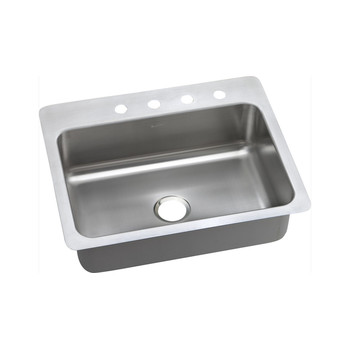Elkay DSESR127221 Dayton Elite Universal Mount 27 in. x 22 in. Single Basin Kitchen Sink (Steel)