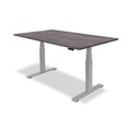 Fellowes Mfg Co. 9650001 Levado 48 in. x 24 in. High Pressure Laminate Table Top - Gray Ash image number 1