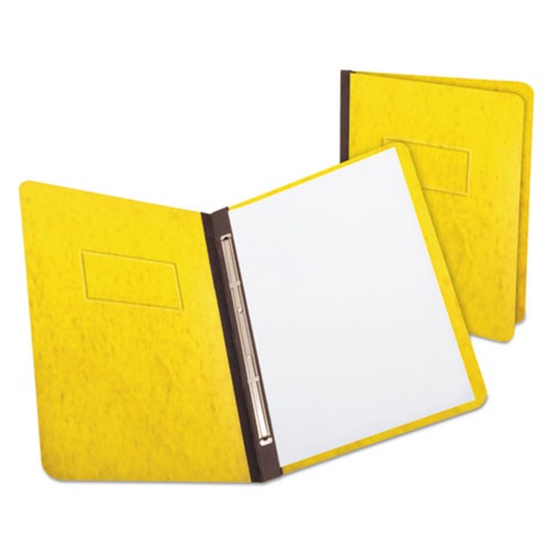 Friends and Family Sale - Save up to $60 off | Oxford 12709 Pressguard Report Cover, Prong Clip, Letter, 3-in Capacity, Yellow image number 0