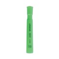 New Arrivals | Universal UNV08862 Chisel Tip Fluorescent Green Ink Green Barrel Desk Highlighters (1 Dozen) image number 0