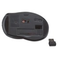 Innovera IVR61025 Wireless 2.4 GHz Frequency 32 ft. Range Optical Mouse with Micro USB - Gray/Black image number 2