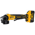 Dewalt DCG413R2 20V MAX XR Brushless Lithium-Ion 4-1/2 in. Cordless Paddle Switch Small Angle Grinder with Kickback Brake Kit with (2) 6 Ah Batteries image number 1