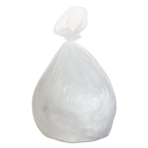 Trash Bags | GEN Z8646HN GR1 56 Gallon 43 in. x 46 in. High Density Can Liners - Natural (200/Carton) image number 0