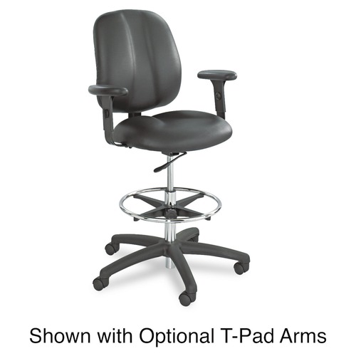 New Arrivals | Safco 7084BL Apprentice Ii Extended Height Chair, Black Vinyl image number 0