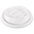 New Arrivals | Dart 16RCL Optima Reclosable Lid, 12-24oz Foam Cups, White (100/Bag, 10 Bags/Carton) image number 0