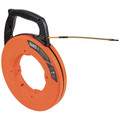Klein Tools 56351 3/16 in. x 100 ft. Fiberglass Fish Tape with Spiral Steel Leader image number 0