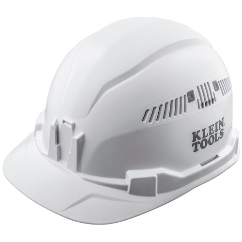 Klein Tools 60105 Vented Cap Style Hard Hat - White image number 0