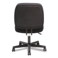 Basyx BSXVST401 4-Oh-One Mid-Back Armless 250 lbs. Capacity 15.94 in. to 20.67 in. Seat Height Task Chair - Black image number 5
