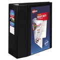 Avery 79606 Heavy-Duty 5 in. Capacity 11 in. x 8.5 in. 3-Ring View Binder with DuraHinge - Black image number 0