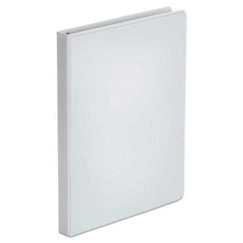  | Universal UNV20952PK 11 in. x 8.5 in., 0.5 in. Capacity, 3 Rings, Economy Round Ring View Binder - White (6/Pack) image number 0