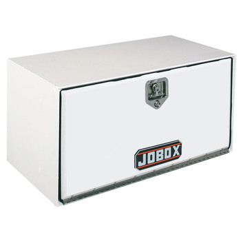 TRUCK BOXES | JOBOX 1-001000 24 in. Long Heavy-Gauge Steel Underbed Truck Box (White)