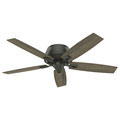 Ceiling Fans | Hunter 50274 52 in. Donegan Noble Bronze Low Profile Ceiling Fan with Light Kit and Pull Chain image number 3