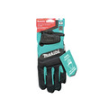 Makita T-04210 Genuine Leather-Palm Performance Gloves - Medium image number 1