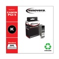 Innovera IVRPGI5BK 500 Page-Yield Remanufactured Replacement for Canon PGI-5BK Ink Cartridge - Black image number 1