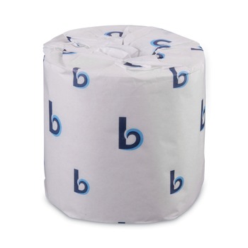 Boardwalk B6145 4 in. x 3 in. Standard 2-Ply Septic Safe Toilet Tissue - White (96 Rolls/Carton, 500 Sheets/Roll)