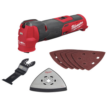 Milwaukee 2526-20 M12 FUEL Brushless Lithium-Ion Cordless Oscillating Multi-Tool (Tool Only)
