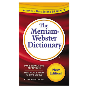 Merriam Webster MER295-6 The Merriam-Webster Dictionary, 11th Edition, Paperback, 960 Pages