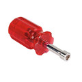 Nut Drivers | Klein Tools SS8 1/4 in. Stubby Nut Driver with 1-1/2 in. Hollow Shaft image number 4