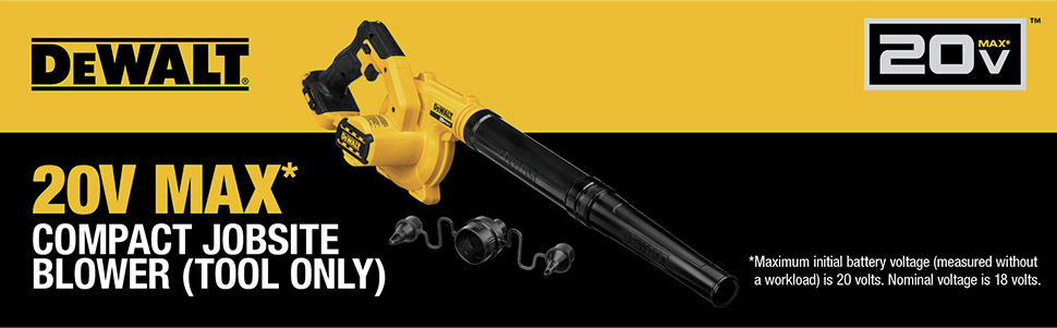 20V MAX Compact Jobsite Blower (Tool Only)