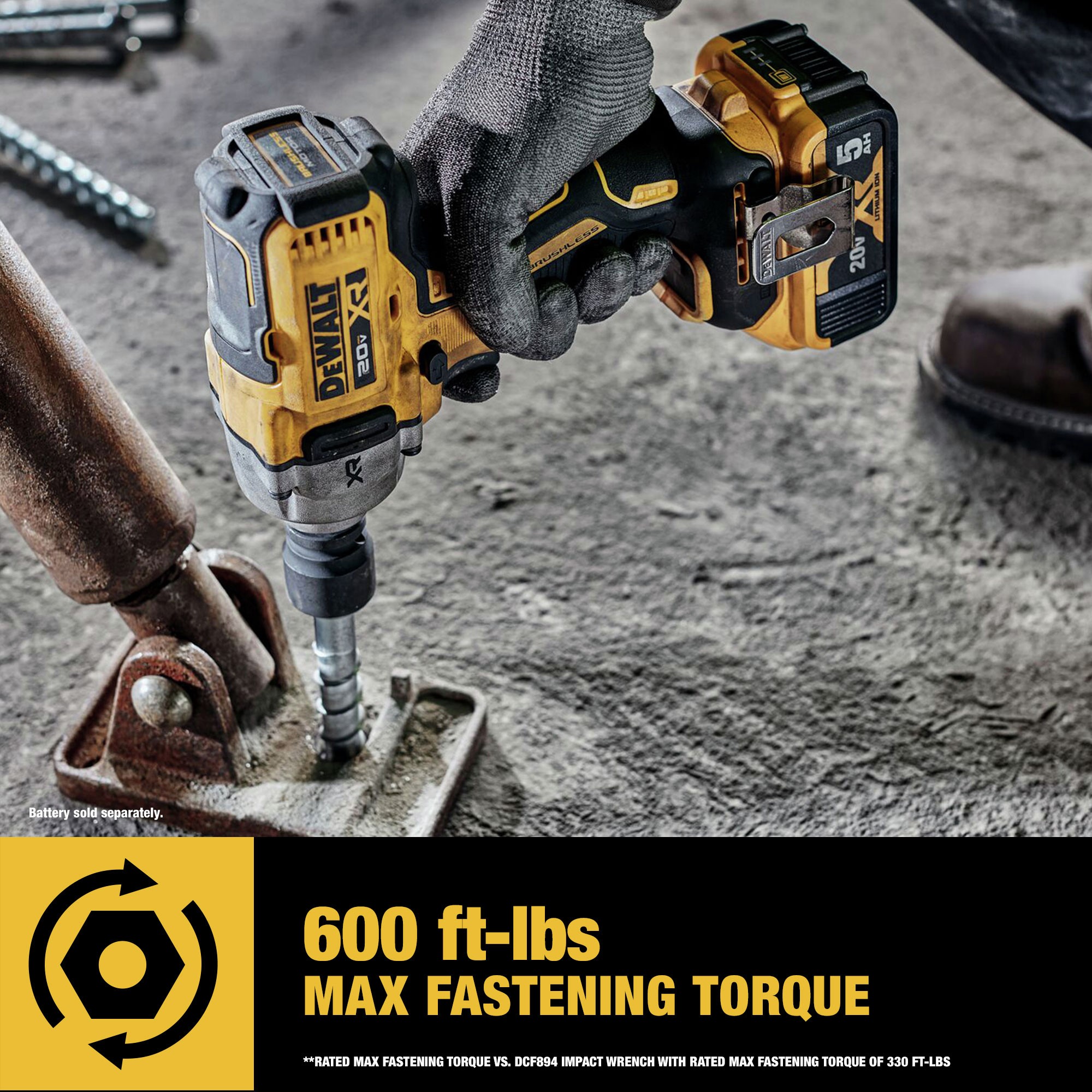 Dewalt DCF892B 20V MAX XR Brushless LithiumIon 12 in. Cordless Mid