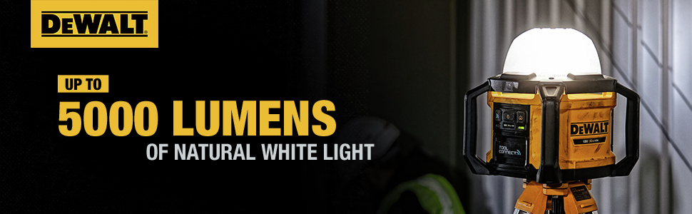 Up to 5000 Lumens of Natural White Light