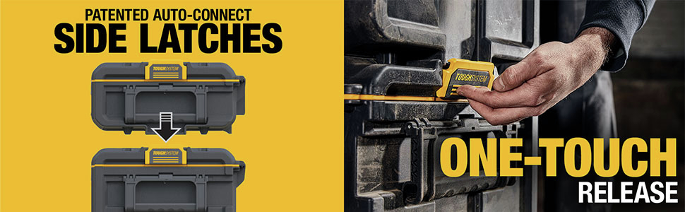 Patented Auto-Connect Side Latches