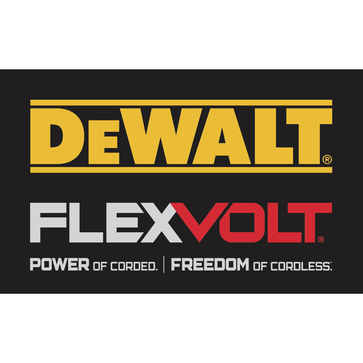 Dewalt FLEXVOLT - Power of Corded - Freedom of Cordless