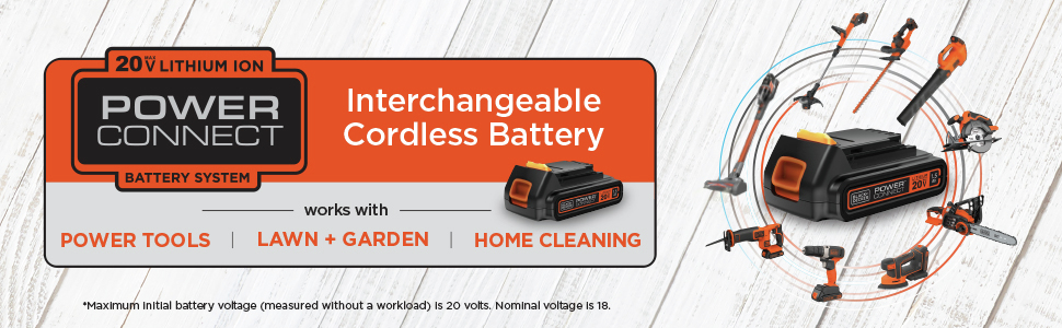 Interchangeable Cordless Battery
