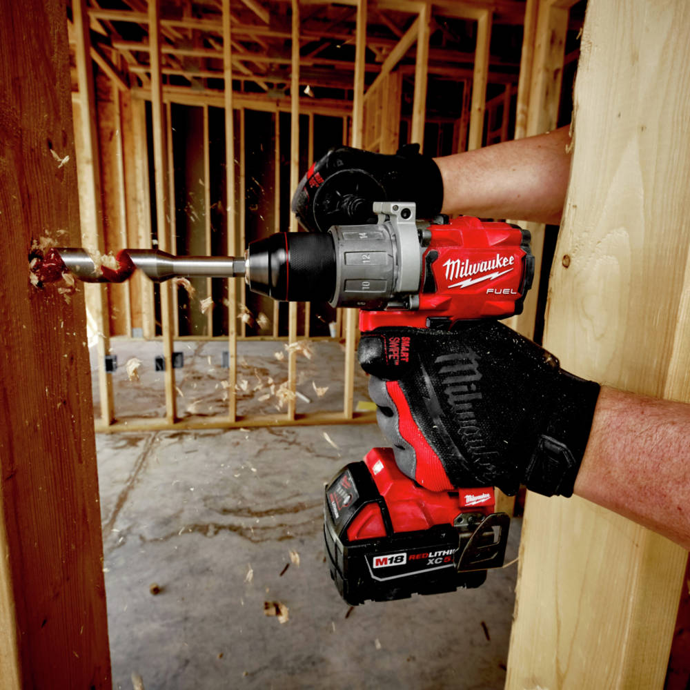 M18 FUEL 1/2 in. Hammer Drill is up to 2X faster under heavy load