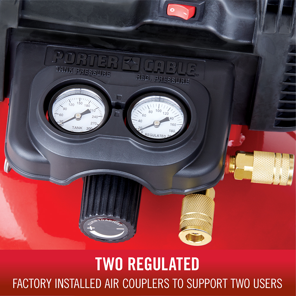 Two regulated factory installed couplers to support two users