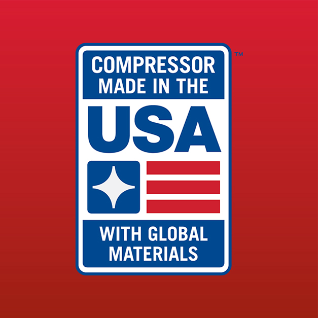 Compressor made in the USA with global components