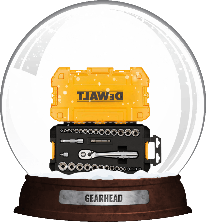 gearhead snow globe