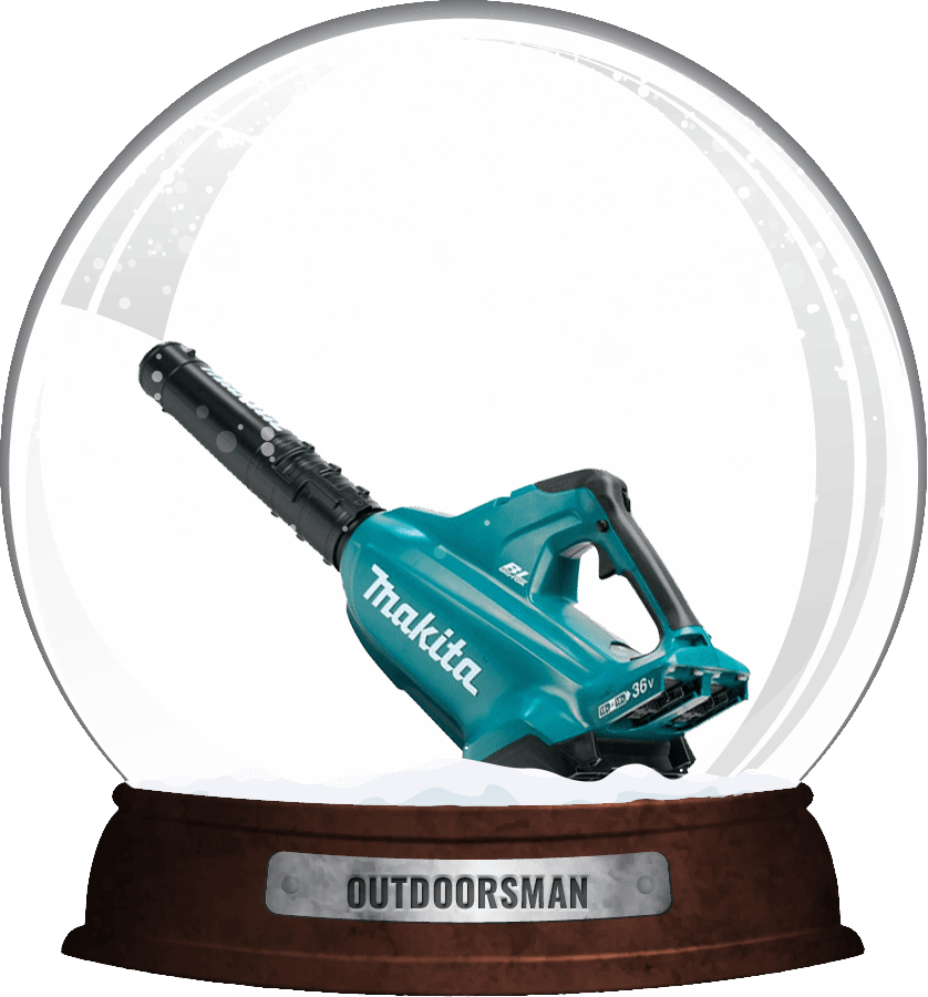 outdoorsman snow globe